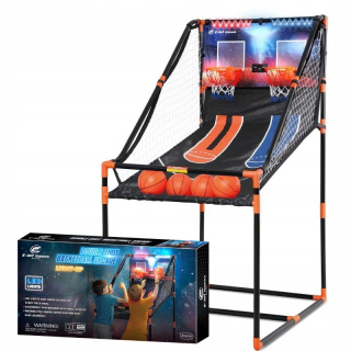 Maszyna Do Koszykówki Obręcz ze światłami LED Arcade Gra Składany 2Graczy Nowe