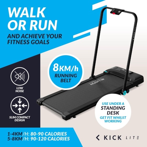 Bieżnia Bluefin Fitness Kick LITE Walking Pad - Bieżnia pod Biurko Powystawowy Bieżnia Bluefin Fitness Kick LITE Walking Pad - Bieżnia pod Biurko Powystawowy