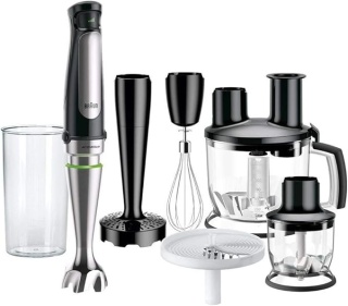 Blender ręczny Braun MultiQuick 7 MQ7087.X 1000 W czarny NOWY Z DEFEKTEM