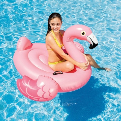 Dmuchany Materac Leżanka na Basen Plażę Wodę Duży Flaming Róż Intex 57558 Po zwrocie Dmuchany Materac Leżanka na Basen Plażę Wodę Duży Flaming Róż Intex 57558 Po zwrocie