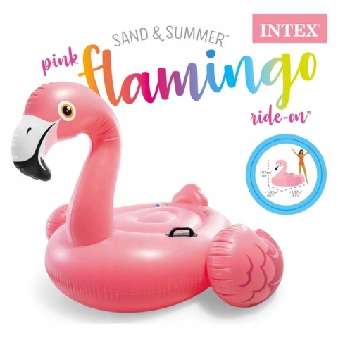Dmuchany Materac Leżanka na Basen Plażę Wodę Duży Flaming Róż Intex 57558 Po zwrocie Dmuchany Materac Leżanka na Basen Plażę Wodę Duży Flaming Róż Intex 57558 Po zwrocie