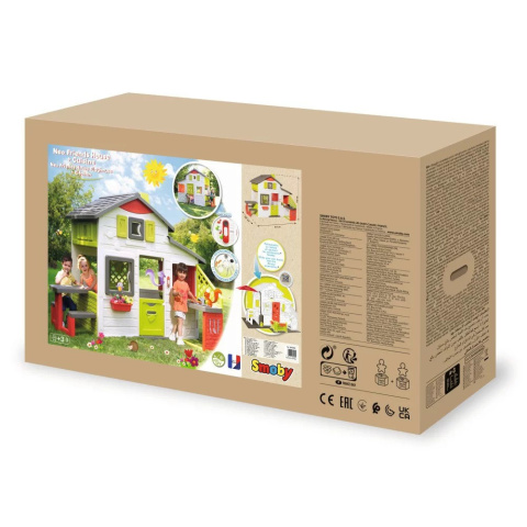Domek dla dzieci Neo Friends House Smoby plastik 3 lata + POWYSTAWOWY