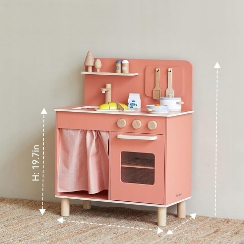 Drewniana kuchnia dla Dzieci z piekarnikiem Giant Bean Play Kitchen Nowy z defektem Drewniana kuchnia dla Dzieci z piekarnikiem Giant Bean Play Kitchen Nowy z defektem