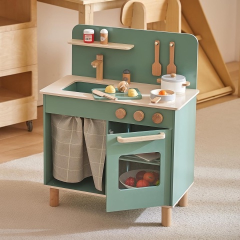 Drewniana kuchnia dla Dzieci z piekarnikiem Giant Bean Play Kitchen Drewniana kuchnia dla Dzieci z piekarnikiem Giant Bean Play Kitchen