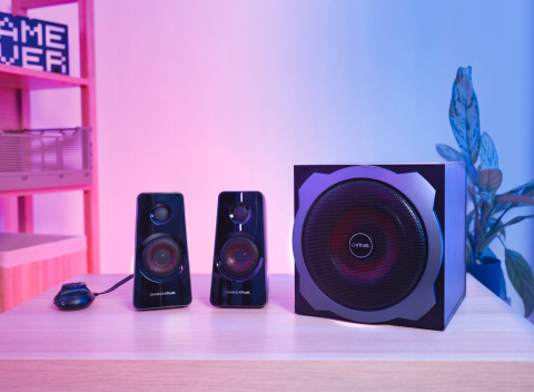 GŁOŚNIKI KOMPUTEROWE 2.1 SUBWOOFER XL 120W PC Używane GŁOŚNIKI KOMPUTEROWE 2.1 SUBWOOFER XL 120W PC Używane
