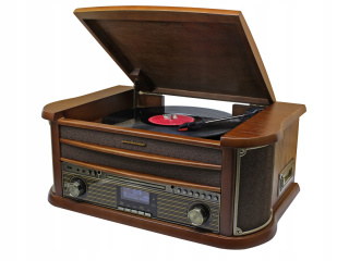Gramofon RETRO Soundmaster NR545DAB Nowy z defektem