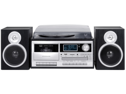 Gramofon Trevi TT 1072 RADIO DAB CD USB FM SD Wieża Bluetooth NIEPEŁNY Gramofon Trevi TT 1072 RADIO DAB CD USB FM SD Wieża Bluetooth NIEPEŁNY