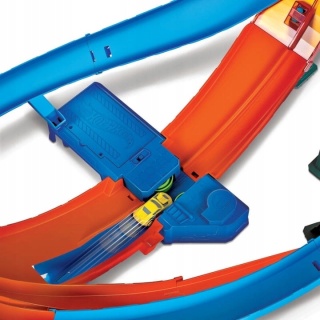 HOT WHEELS Kaskaderska Gigapętla Zestaw Tor Pętla +auto POWYSTAWOWY