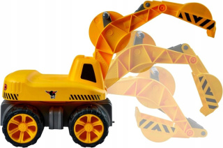 JEŹDZIK Dla Dzieci KOPARKA Maxi Digger BIG Power-Worker ZÓŁTO-CZARNA Nowy