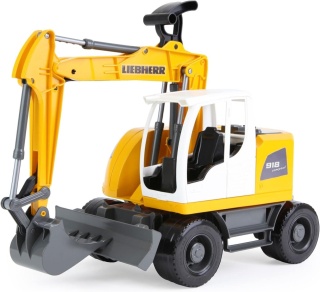 Koparka Pojazd Budowlany Liebherr 48 Cm Ruchoma Łyżka Lena Worxx NOWY