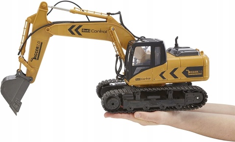 Koparka zdalnie sterowana Revell Digger 2.0 żółta POWYSATWOWY