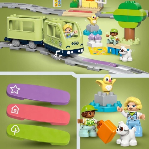 LEGO Duplo Przygoda z interaktywnym pociągiem 10427 POWYSTAWOWY LEGO Duplo Przygoda z interaktywnym pociągiem 10427 POWYSTAWOWY
