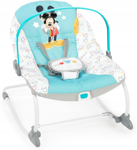 LEŻACZEK DZIECIĘCY DISNEY BABY MYSZKA MICKEY NIEBIESKA Z WIBRACJĄ Używany LEŻACZEK DZIECIĘCY DISNEY BABY MYSZKA MICKEY NIEBIESKA Z WIBRACJĄ Używany