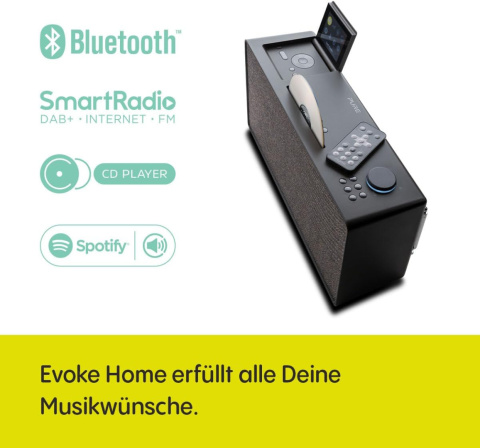 Radio internetowe Pure Evoke z odtwarzaczem CD, Bluetooth Powystawowy Radio internetowe Pure Evoke z odtwarzaczem CD, Bluetooth Powystawowy
