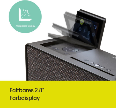 Radio internetowe Pure Evoke z odtwarzaczem CD, Bluetooth Powystawowy Radio internetowe Pure Evoke z odtwarzaczem CD, Bluetooth Powystawowy