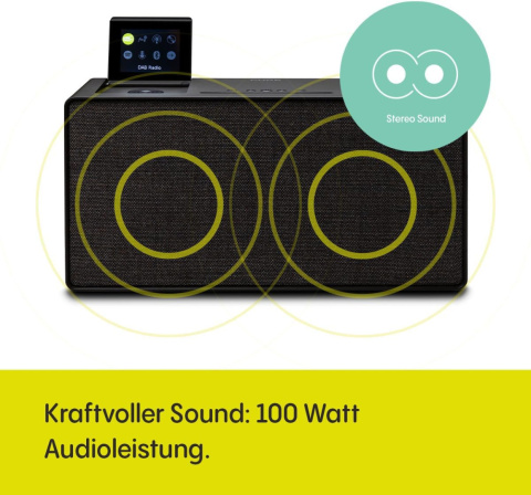 Radio internetowe Pure Evoke z odtwarzaczem CD, Bluetooth Powystawowy Radio internetowe Pure Evoke z odtwarzaczem CD, Bluetooth Powystawowy