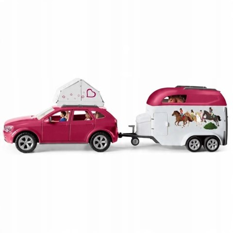 Samochód z przyczepą dla konia Schleich Horse Club Adventures Trailer POWYSTAWOWY Samochód z przyczepą dla konia Schleich Horse Club Adventures Trailer POWYSTAWOWY