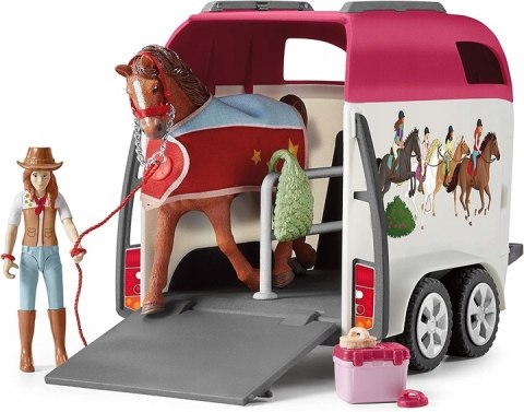 Samochód z przyczepą dla konia Schleich Horse Club Adventures Trailer POWYSTAWOWY Samochód z przyczepą dla konia Schleich Horse Club Adventures Trailer POWYSTAWOWY
