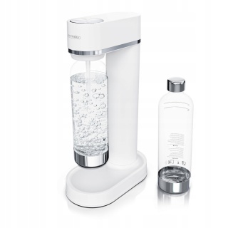 Saturator wody gazowanej Soda Maker 2 CO2 Arendo 2x butelka 850ml Biały NOWY