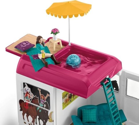 Schleich Horse Club 42619 Samochód Do Transportu Koni Zestaw Dla Dzieci POWYSTAWOWY Schleich Horse Club 42619 Samochód Do Transportu Koni Zestaw Dla Dzieci POWYSTAWOWY