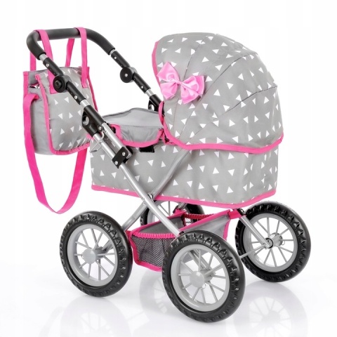 Wózek dla lalki głęboki Kinderplay Model S POWYSTAWOWY Wózek dla lalki głęboki Kinderplay Model S POWYSTAWOWY