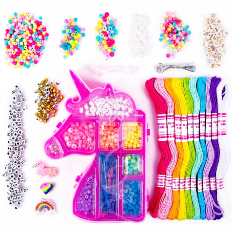 Zestaw do robienia bransoletek Just My Style Unicorn Friendship Bracelets NOWE OP.USZK Zestaw do robienia bransoletek Just My Style Unicorn Friendship Bracelets NOWE OP.USZK