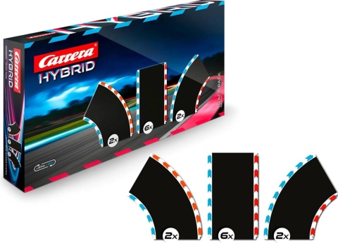 Zestaw do rozbudowy Carrera Hybrid Racing Track Pack 1 10 szt. POWYSTAWOWY Zestaw do rozbudowy Carrera Hybrid Racing Track Pack 1 10 szt. POWYSTAWOWY