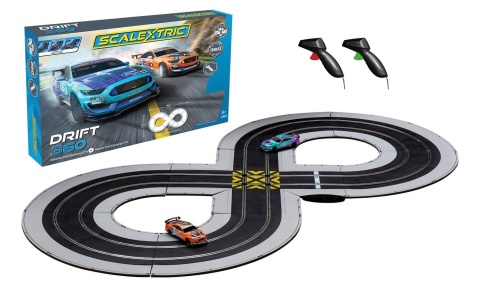 Zestaw torów wyścigowych dla dzieci Scalextric Drift 360 Race Set UŻYWANY Zestaw torów wyścigowych dla dzieci Scalextric Drift 360 Race Set UŻYWANY