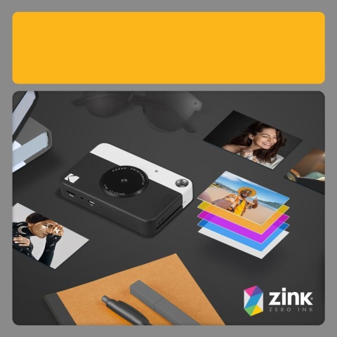 Aparat Błyskawiczny Polaroid Kodak PRINTOMATIC Czarny PO ZWROCIE