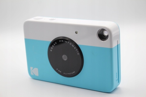 Aparat Błyskawiczny Polaroid Kodak PRINTOMATIC Niebieski POWYSTAWOWY