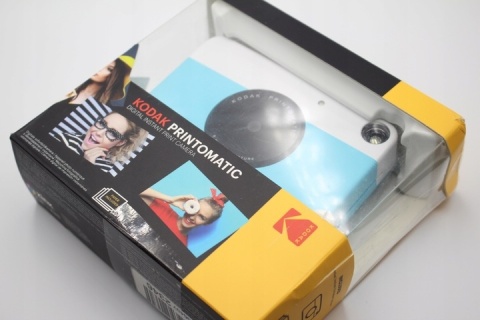 Aparat Błyskawiczny Polaroid Kodak PRINTOMATIC Niebieski POWYSTAWOWY