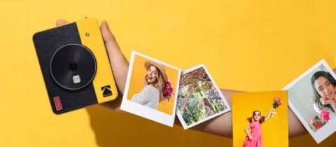 Aparat z drukarką KODAK Mini Shot 3 Retro żółty (format zdjęć 3 x 3") POWYSTAWOWY