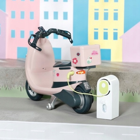 BABY Born Skuter elektryczny Skuter Motor Zdalnie Sterowany Dla Lalki NOWY