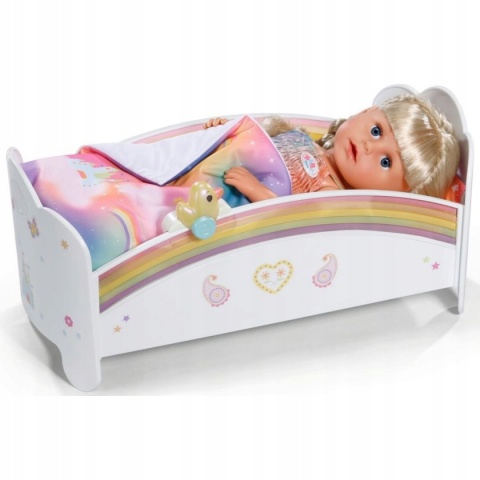 BABY born Łóżeczko tęczowe dla lalek POWYSTAWOWY