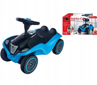 BIG Jeździk Next Blue z Klaksonem i Światłami Po zwrocie