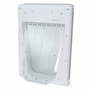 Inteligentne Drzwi Dla Psa Selektywne Wejście PetSafe 44 x 60 cm biały NOWE