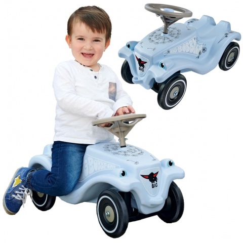 Jeździk Pchacz Bobby Car Z Klaksonem BIG Niebieski NOWY Jeździk Pchacz Bobby Car Z Klaksonem BIG Niebieski NOWY