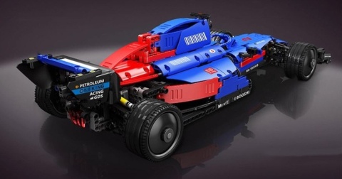 Klocki Bolid F1 Niebieski 1065el.