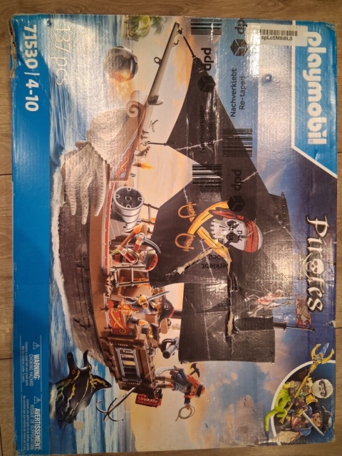 Klocki PLAYMOBIL PIRATES Duży Statek Piracki zestaw dla dzieci 71530 PO ZWROCIE