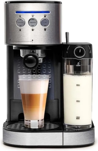 Kolbowy ekspres ciśnieniowy BluMill Caffee machine 1470 W Srebrny Po zwrocie