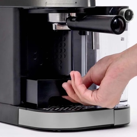 Kolbowy ekspres ciśnieniowy BluMill Caffee machine 1470 W Srebrny Po zwrocie