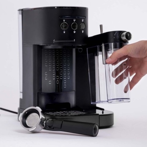 Kolbowy ekspres ciśnieniowy BluMill Caffee machine 1470 W czarny Powystawowy
