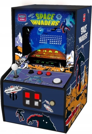 Kolekcjonerska Gra mini Space Invaders Micro Player Retro My Arcade PO ZWROCIE