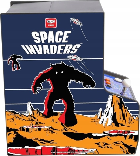 Kolekcjonerska Gra mini Space Invaders Micro Player Retro My Arcade PO ZWROCIE