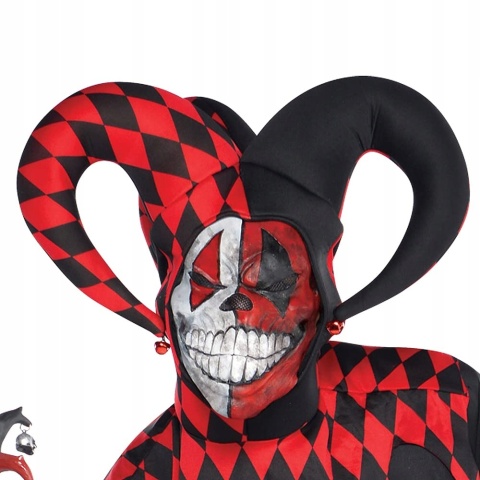 Kostium Szalonego Jestera rozmiar standardowy Amscan 844205-55 NOWY