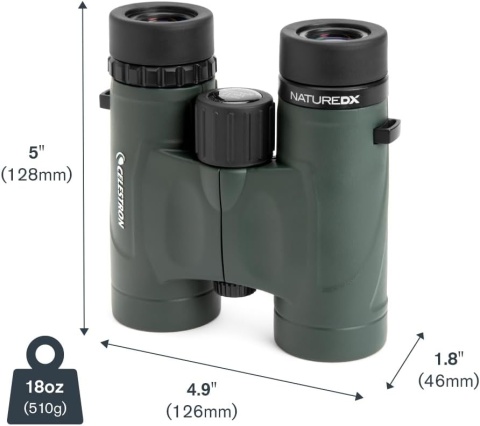 Lornetka Celestron Nature DX 8x32mm BaK-4 Prism Binoculars NOWY