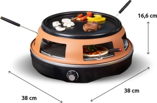 Piec do pizzy BluMill i zestaw gourmet - 2 w 1 - 6 osób Po zwrocie