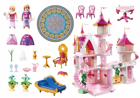 Playmobil Duży Zamek Księżniczek Princess Z Parą Królewską 70447 POWYSTAWOWY Playmobil Duży Zamek Księżniczek Princess Z Parą Królewską 70447 POWYSTAWOWY