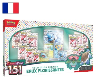 Pokemon TCG Scarlet & Violet 151 Eaux Florissantes Premium Collection FR NOWE