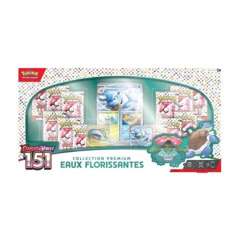 Pokemon TCG Scarlet & Violet 151 Eaux Florissantes Premium Collection FR NOWE
